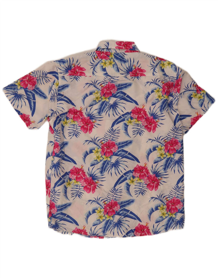 Lowes Herren Hawaii-Kurzarmhemd, groß, mehrfarbig, Blumenmuster