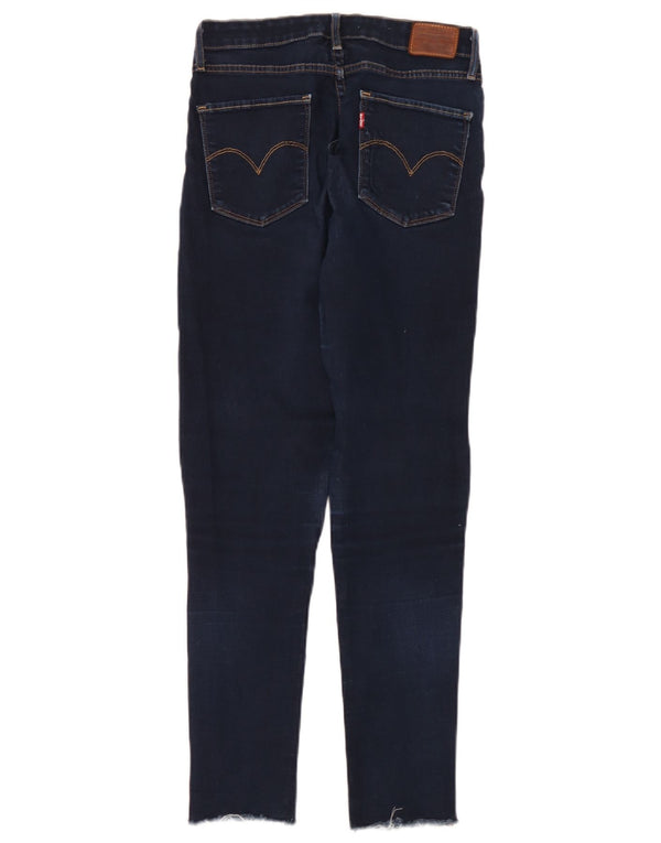 Levi's Damen 721 High Rise Skinny Jeans W30 L28 Blaue Baumwolle
