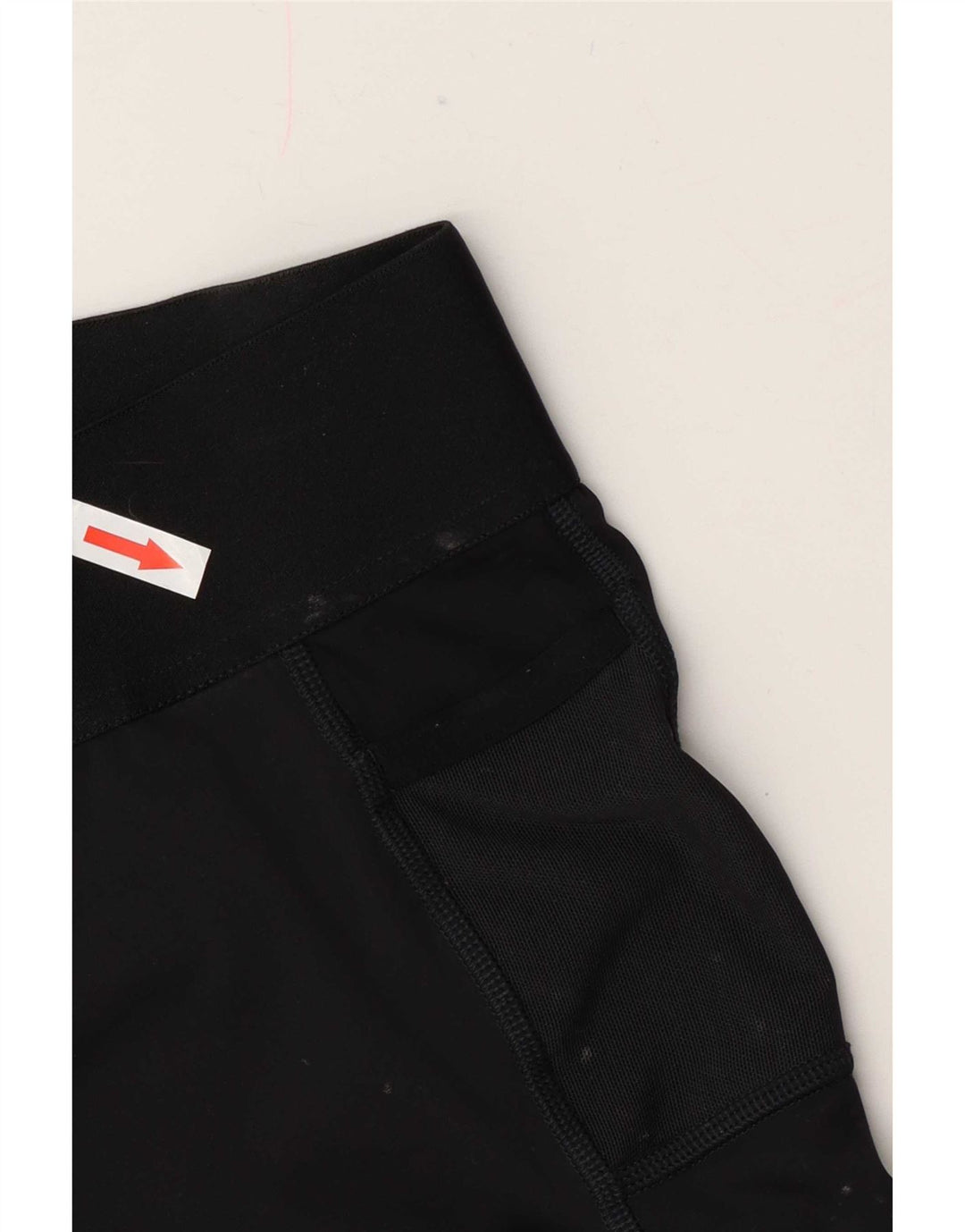 Adidas Damen Graphic Sport Shorts UK 12 Medium Schwarz Polyester