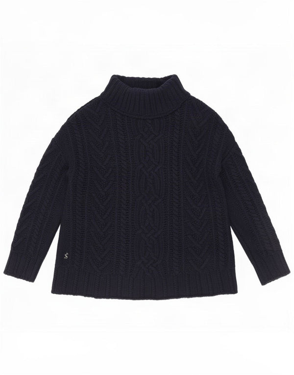Joules Rollkragenpullover für Damen, Gr. 12, Medium, Marineblau, Acryl