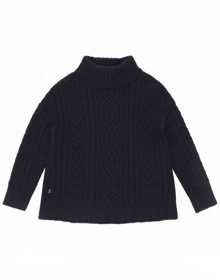 Joules Rollkragenpullover für Damen, Gr. 12, Medium, Marineblau, Acryl