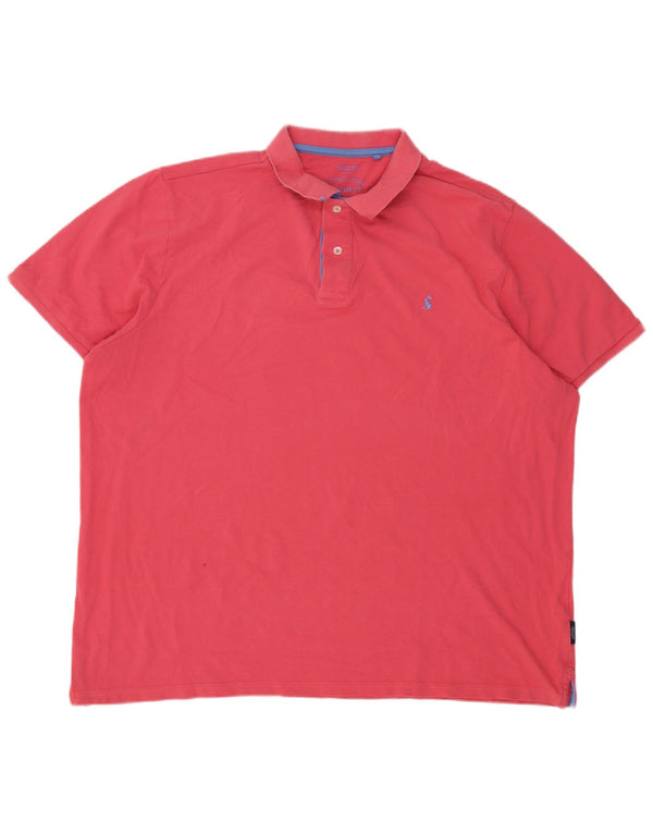 Joules Herren-Poloshirt mit klassischer Passform, 2XL, rosa Baumwolle