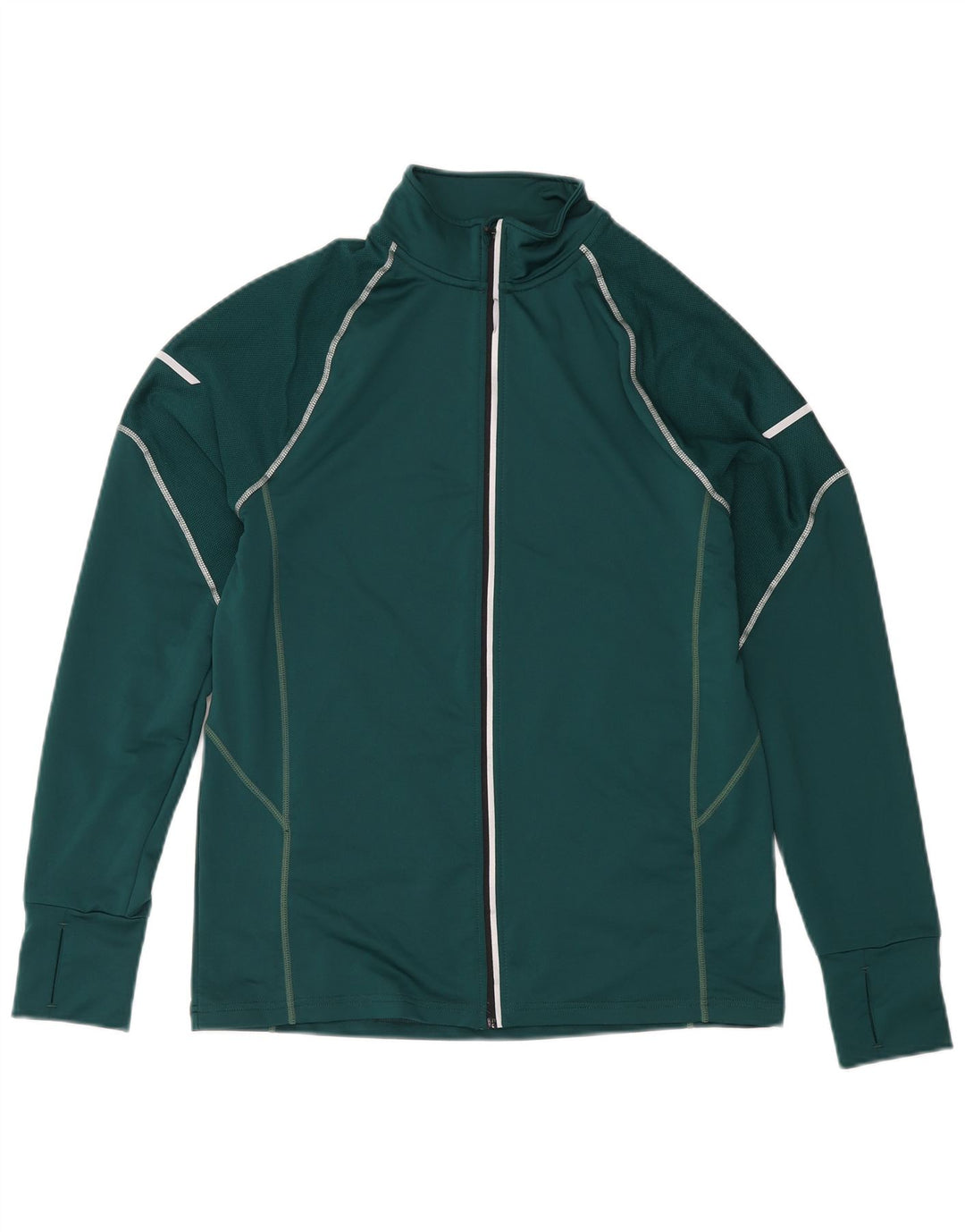 Mountain Warehouse IsoCool-Trainingsanzugoberjacke für Herren aus mittelgrünem Polyester