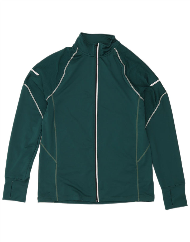 Mountain Warehouse IsoCool-Trainingsanzugoberjacke für Herren aus mittelgrünem Polyester