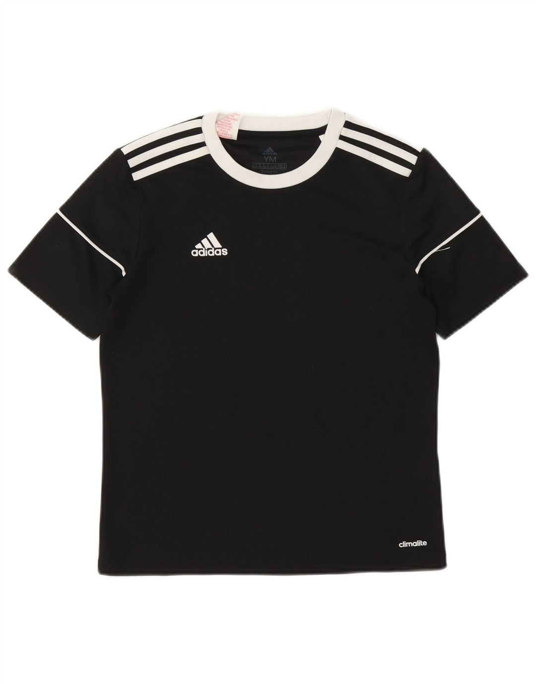 Adidas Jungen Climalite T-Shirt Top 11-12 Jahre Medium Schwarz Polyester