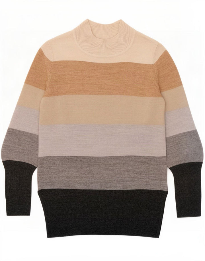 Marks & Spencer Rollkragenpullover für Damen, Gr. 10, Größe S, Mehrfarbig