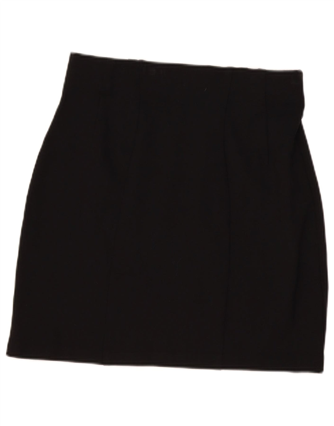 Marks & Spencer Damen Minirock UK 12 Medium W30 Schwarze Viskose