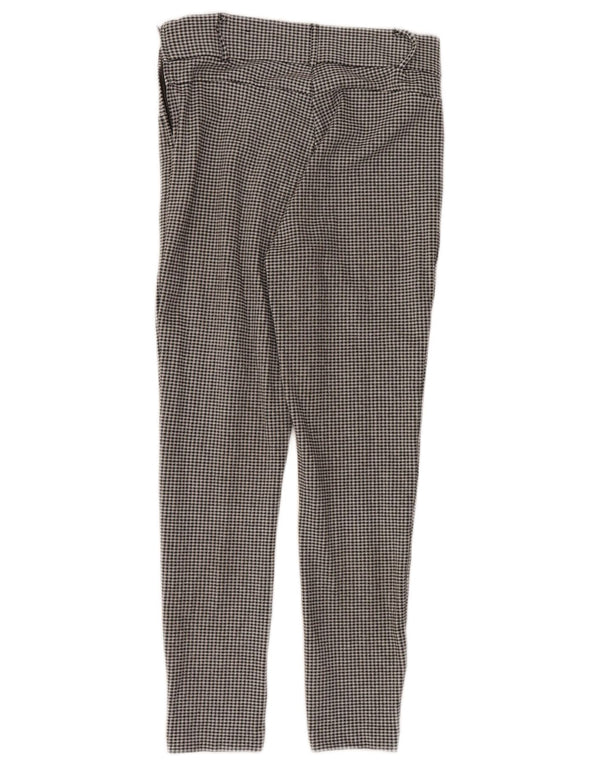 Zara Damen Trafaluc verkürzte Hose Medium W28 L26 Schwarzer Hahnentritt