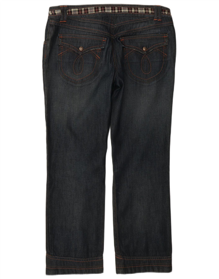 Just Cavalli Damen Straight Jeans IT 44 Medium W32 L27 Marineblau Designer