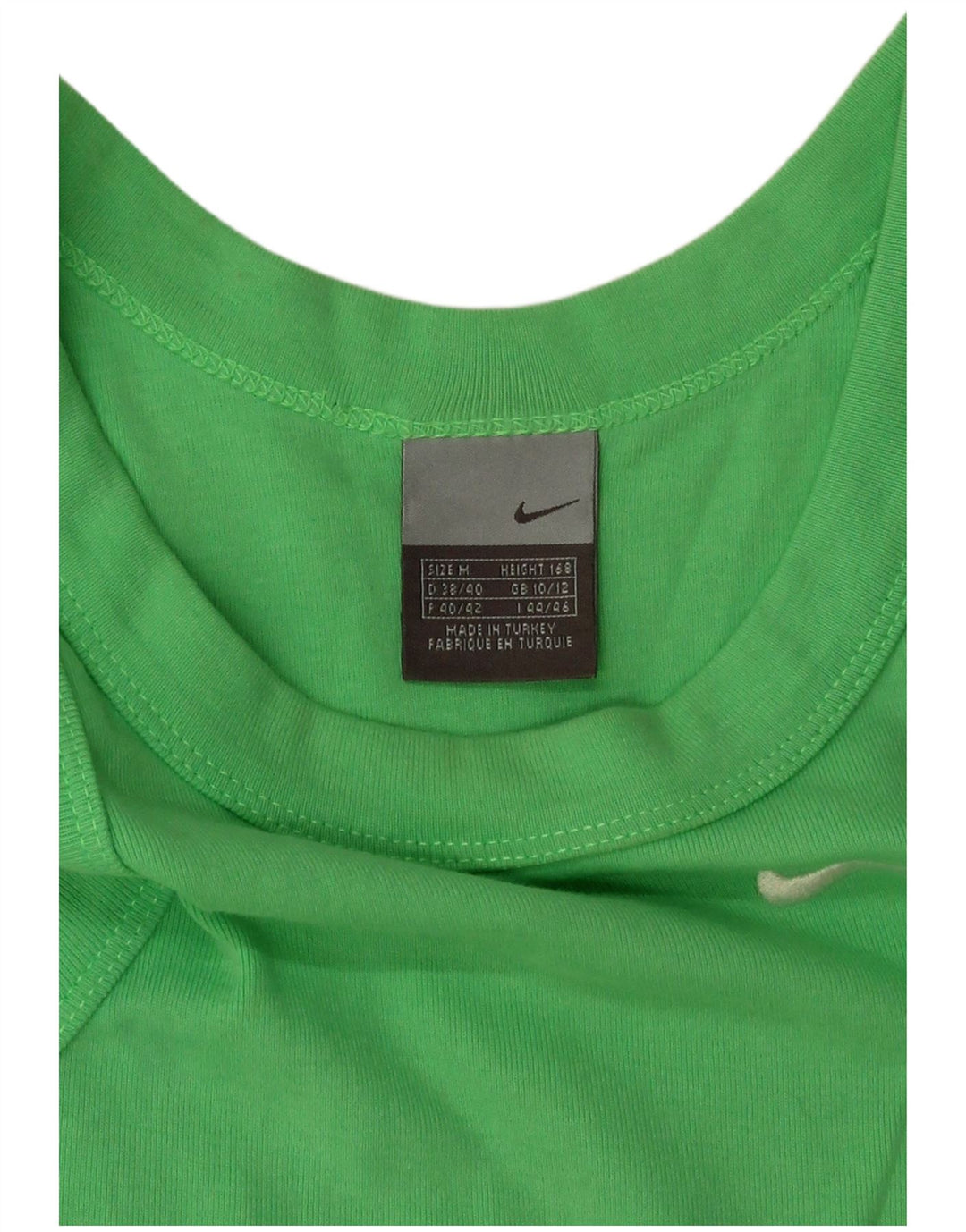 Nike Damen Weste Top UK 10/12 Mittelgrün