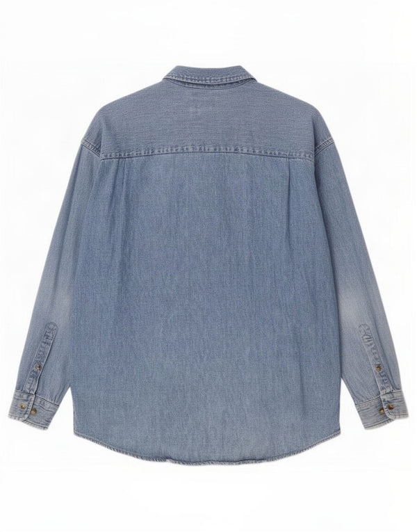 Eddie Bauer Herren-Jeanshemd, große blaue Baumwolle