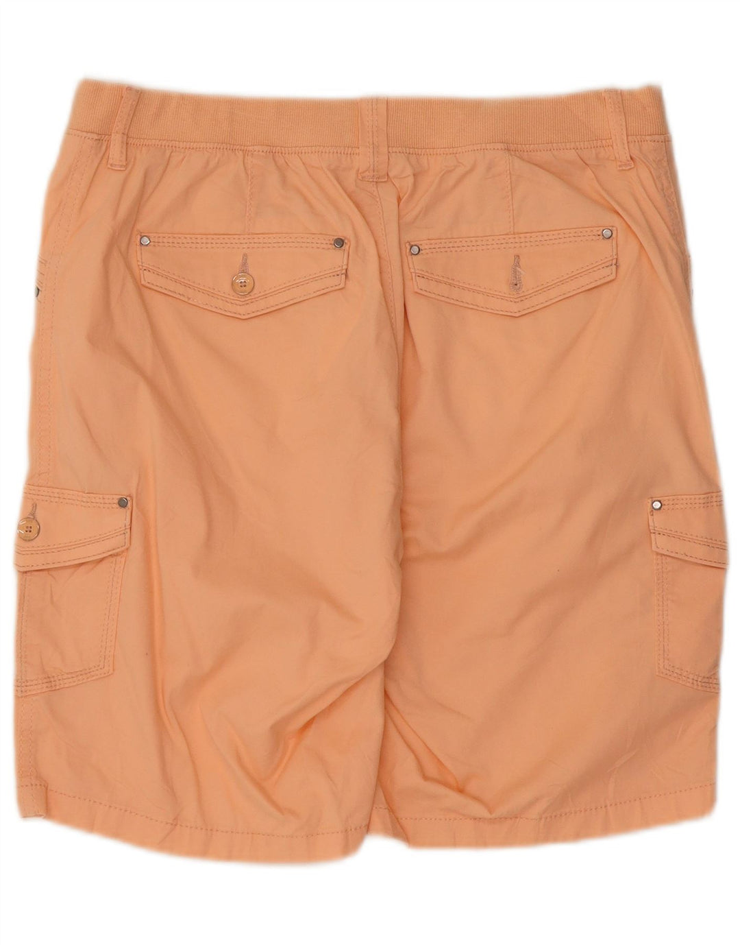 Lee Womens Relaxed Fit Cargo Shorts US 10 Large W32 Orange Baumwolle