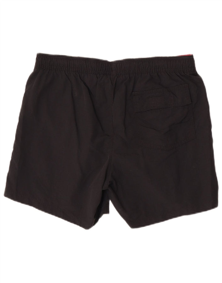 Champion Herren Badeshorts mit Grafik, Mittelschwarz, Polyamid