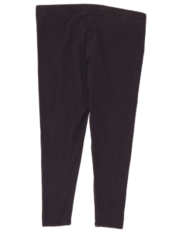Marks & Spencer Damen Leggings UK 16 Large Marineblau Baumwolle