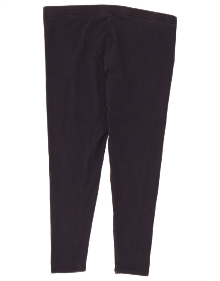 Marks & Spencer Damen Leggings UK 16 Large Marineblau Baumwolle