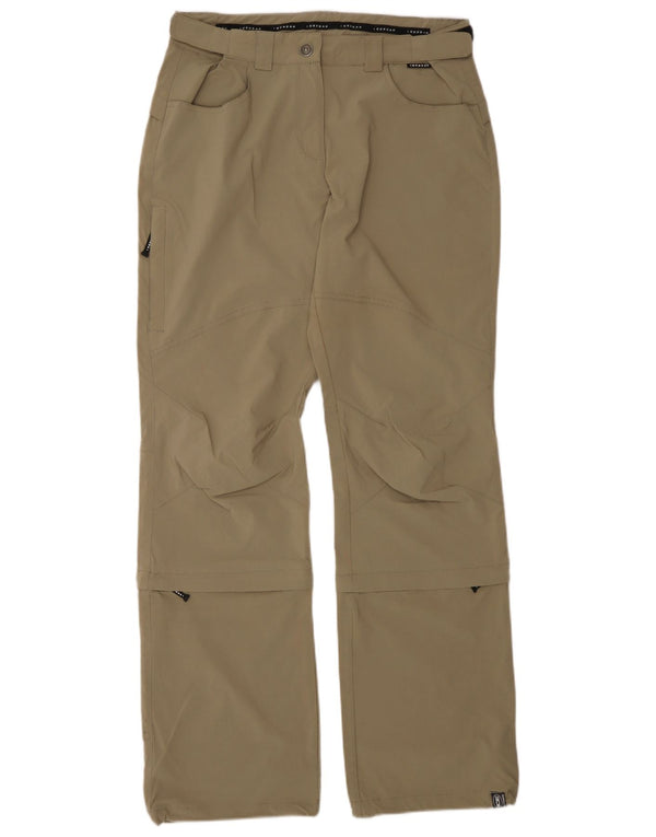 Icepeak Damen Wander-Cargohose EU 40 Medium W30 L32 Khaki Polyester