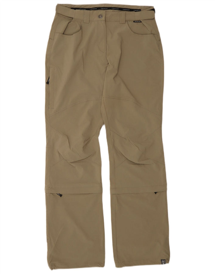 Icepeak Damen Wander-Cargohose EU 40 Medium W30 L32 Khaki Polyester
