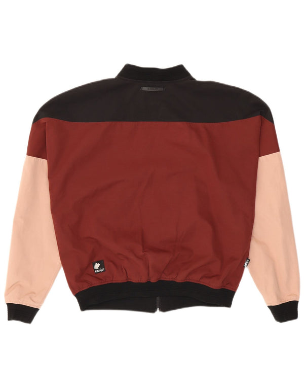 KHUJO Damen Bomberjacke mit lockerer Passform, UK 14, Mittel, mehrfarbig, Farbblock