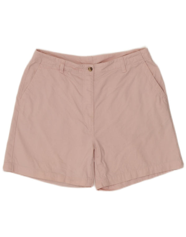 L.L.Bean Damen-Chinoshorts mit hoher Taille, US 14, XL, W32, rosa Baumwolle