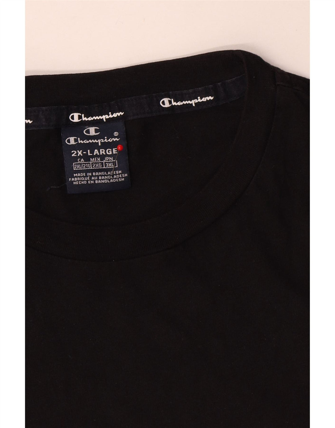 Champion Herren T-Shirt Top 2XL Schwarz