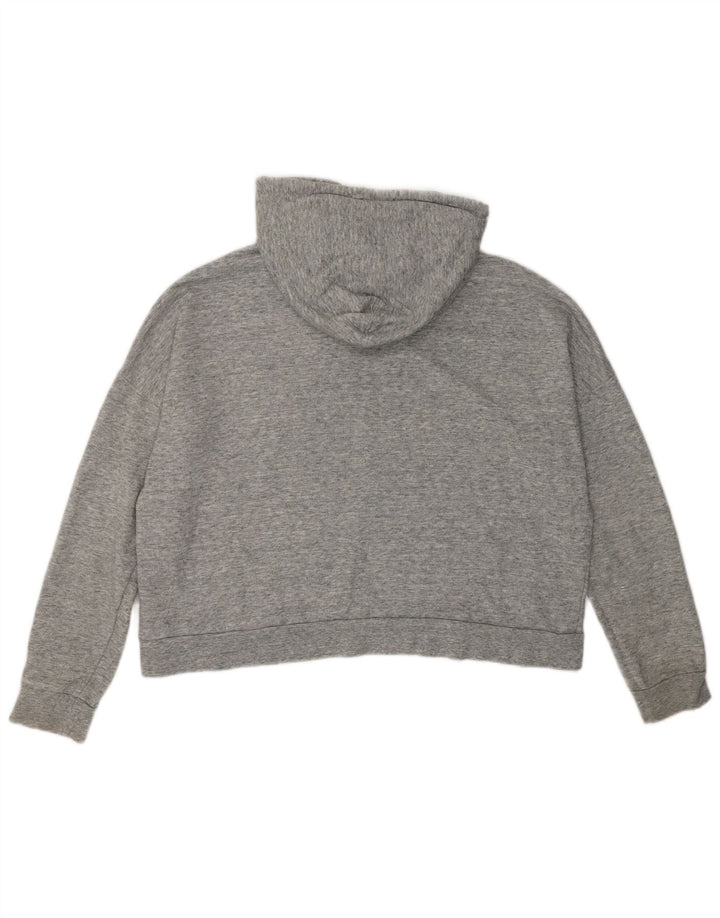 Levi's Damen-Pullover mit übergroßem Crop-Hoodie, Gr. 10, Größe S, Grau, Baumwolle