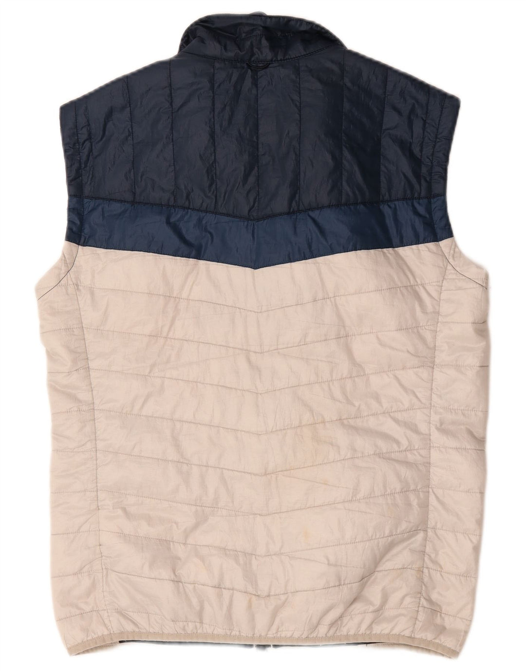Timberland Herren Wattierte Weste UK 38 Mittelweißes Colourblock-Polyester