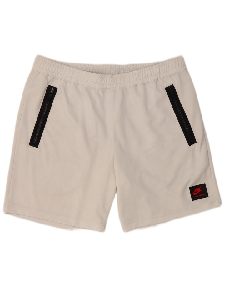 Nike Herren Sportshorts 2XL Weiß Polyester