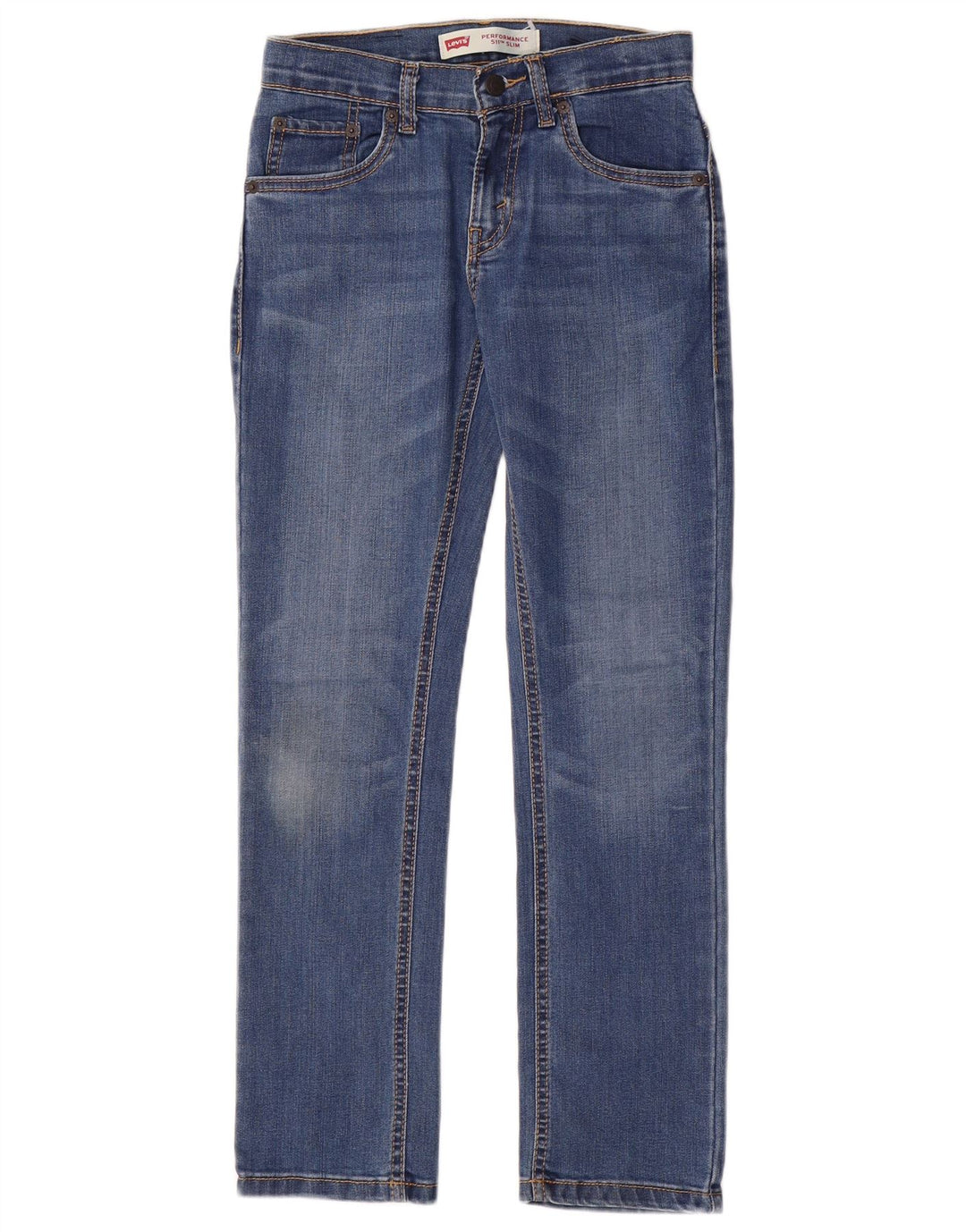 LEVI'S Jungen 511 Slim Jeans 9–10 Jahre W25 L26 Blaue Baumwolle