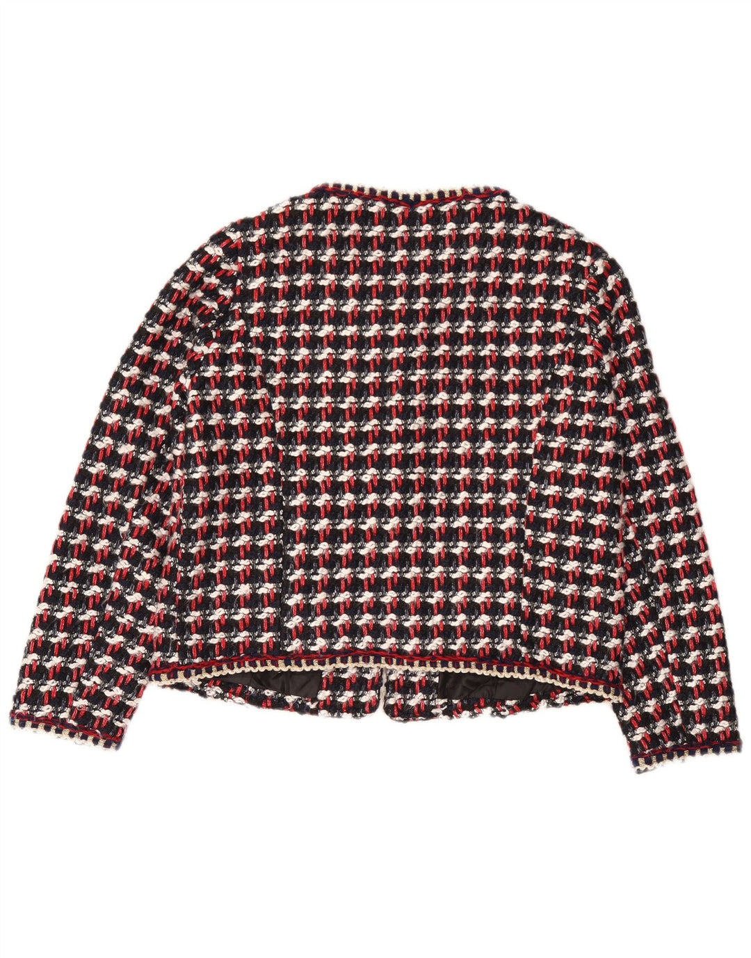 Zara Damen-Blazer-Jacke, UK 16, groß, mehrfarbig, kariert