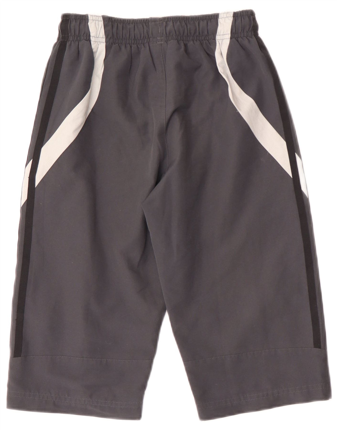 Adidas Bermuda Sportshorts für Jungen, 9–10 Jahre, graues Colourblock-Polyester