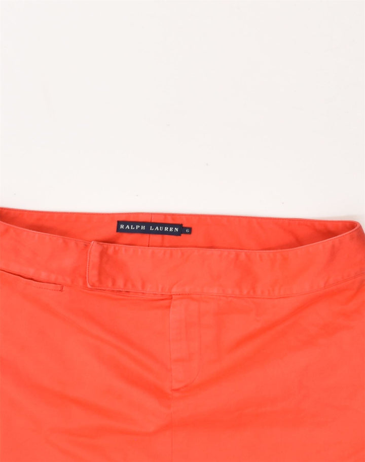 RALPH LAUREN Womens Mini Skirt US 6 Medium W30 Red Cotton | Vintage Ralph Lauren | Thrift | Second-Hand Ralph Lauren | Used Clothing | Messina Hembry 