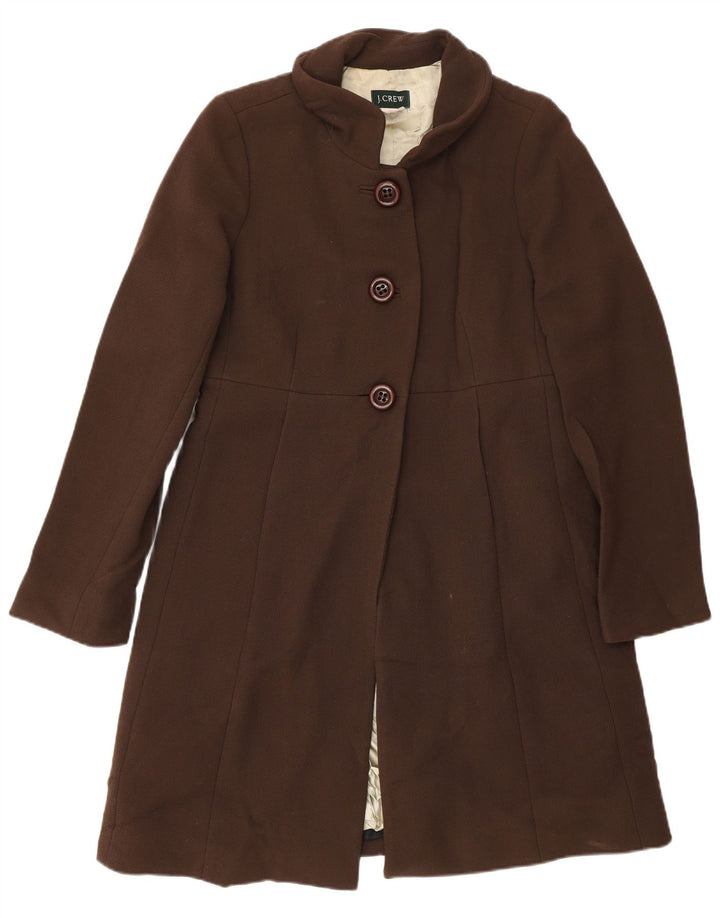 J. Crew Damenmantel US 6 mittelbraune Wolle