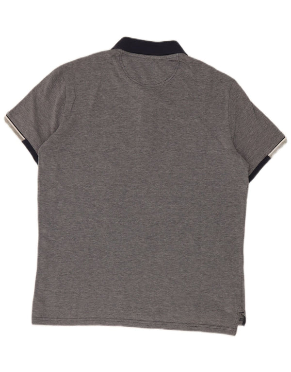 Champion Rugby-Poloshirt für Herren, Größe S, Marineblau, Farbblock