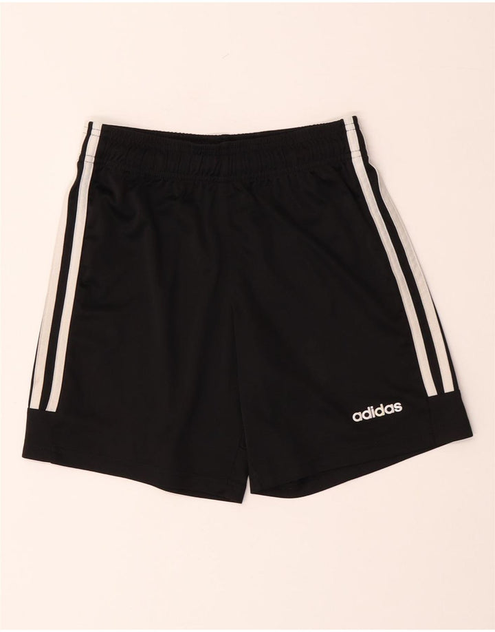 Adidas Jungen Climacool Sportshorts 11–12 Jahre, schwarzes Polyester