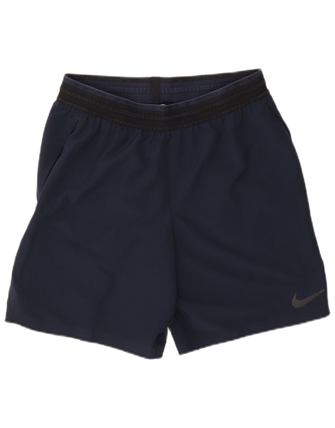 Nike Herren-Dri-Fit-Sportshorts, Mittelgroßes Marineblau-Farbblock-Polyester