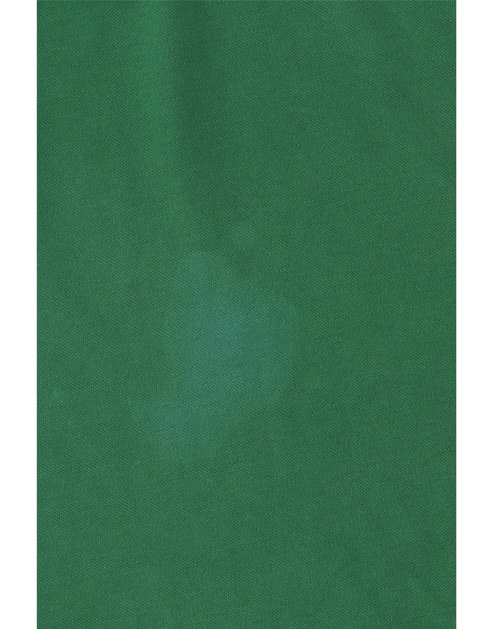 WOOLRICH Mens Polo Shirt Large Green Cotton