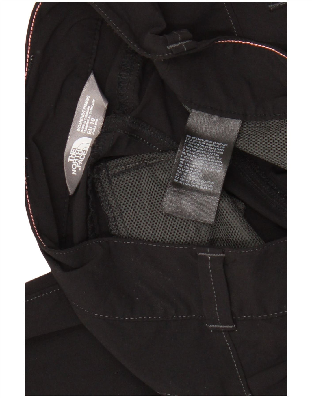 The North Face Damen Wander-Cargohose W32 L33 Schwarzes Nylon