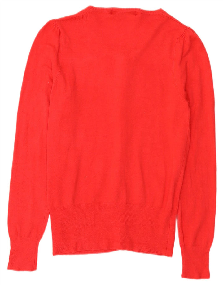 Marks & Spencer Damen-Cardigan-Pullover UK 8 Small Rote Viskose