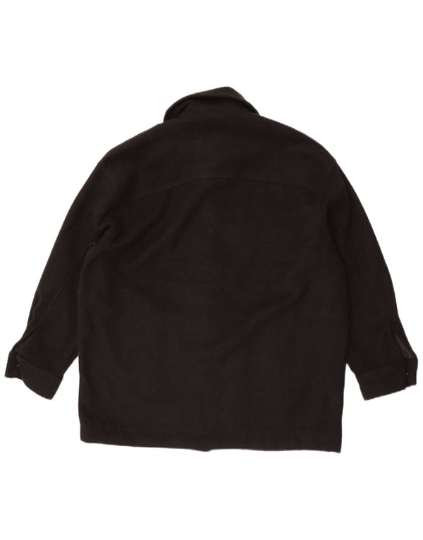 Zara Damen Übergroße Utility-Jacke UK 6 XS Schwarz