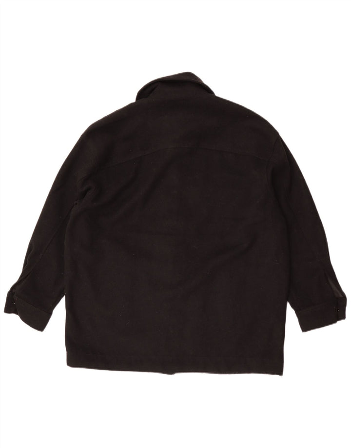 Zara Damen Übergroße Utility-Jacke UK 6 XS Schwarz