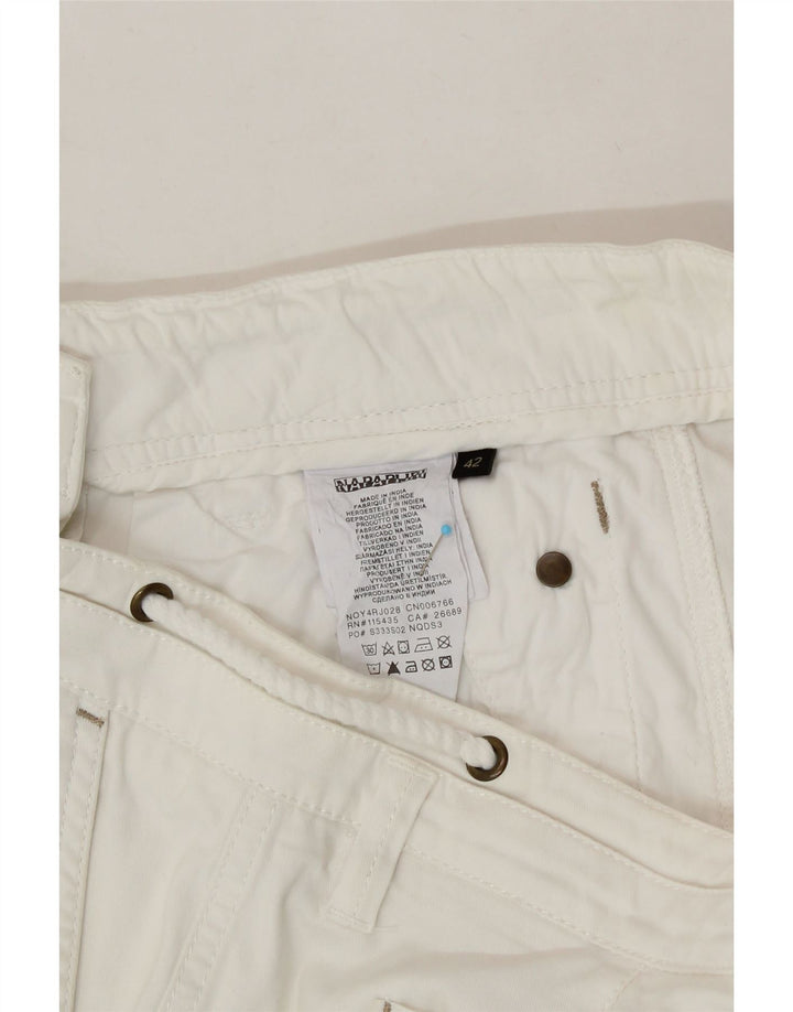 NAPAPIJRI Womens Straight Skirt EU 42 Large W32 White Vintage Napapijri and Second-Hand Napapijri from Messina Hembry 
