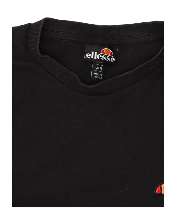 ELLESSE Herren T-Shirt Top Medium Schwarz