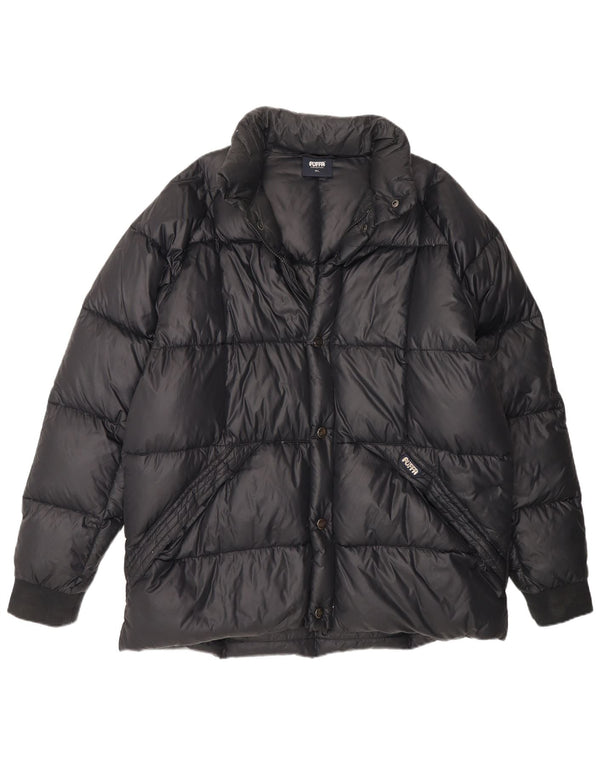 Puffa Herren Wattierte Jacke UK 42 XL Schwarz