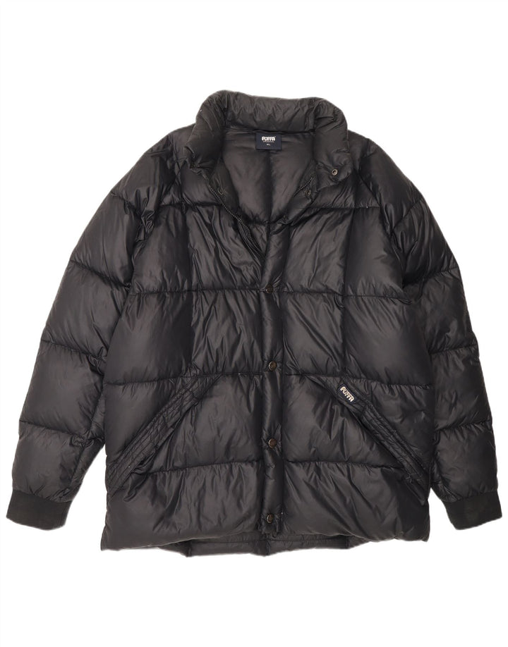 Puffa Herren Wattierte Jacke UK 42 XL Schwarz