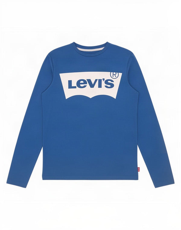 Levi's Jungen Graphic Top Langarm 13–14 Jahre blaue Baumwolle