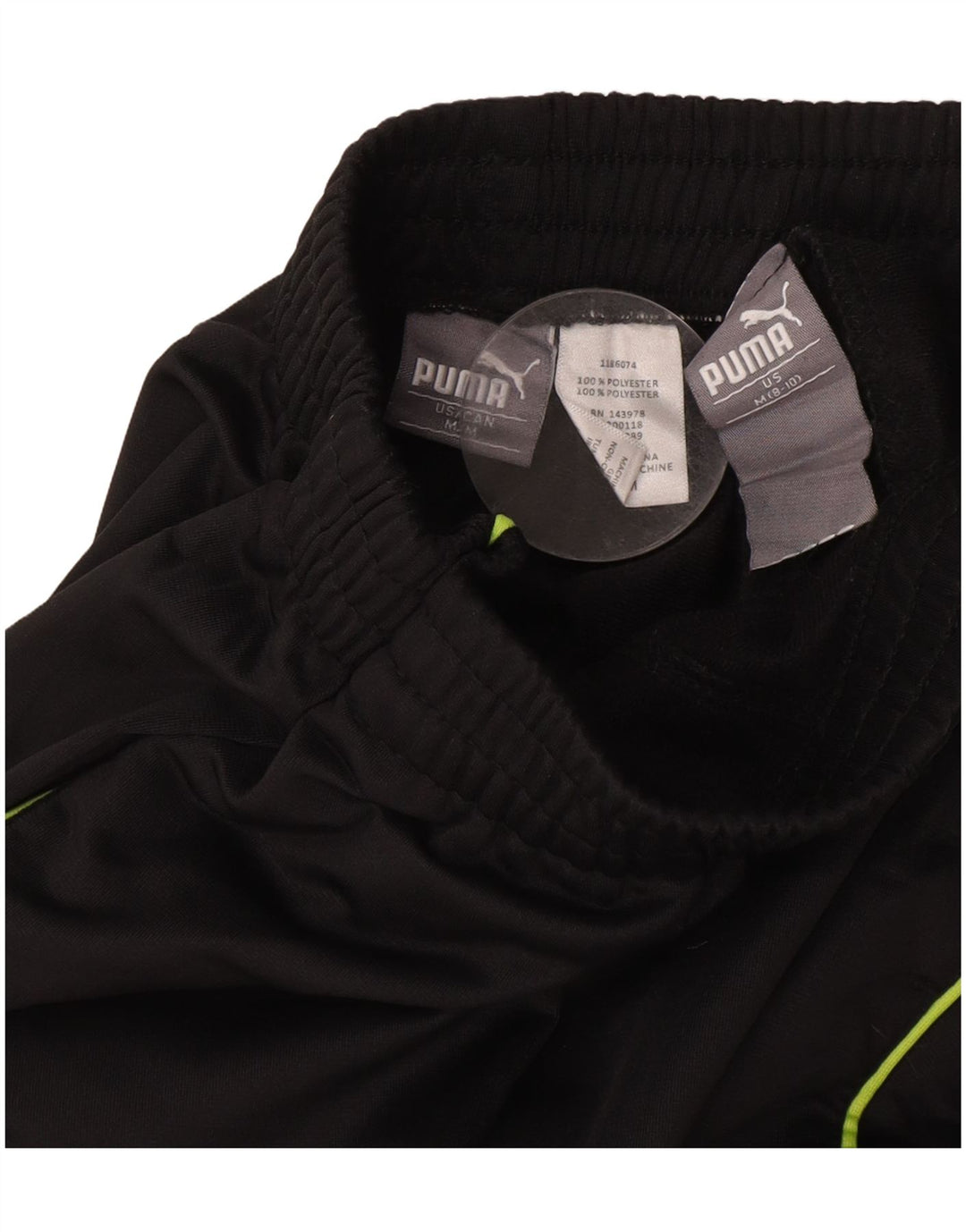 PUMA Jungen-Trainingshose, 8–9 Jahre, mittelschwarz, Polyester