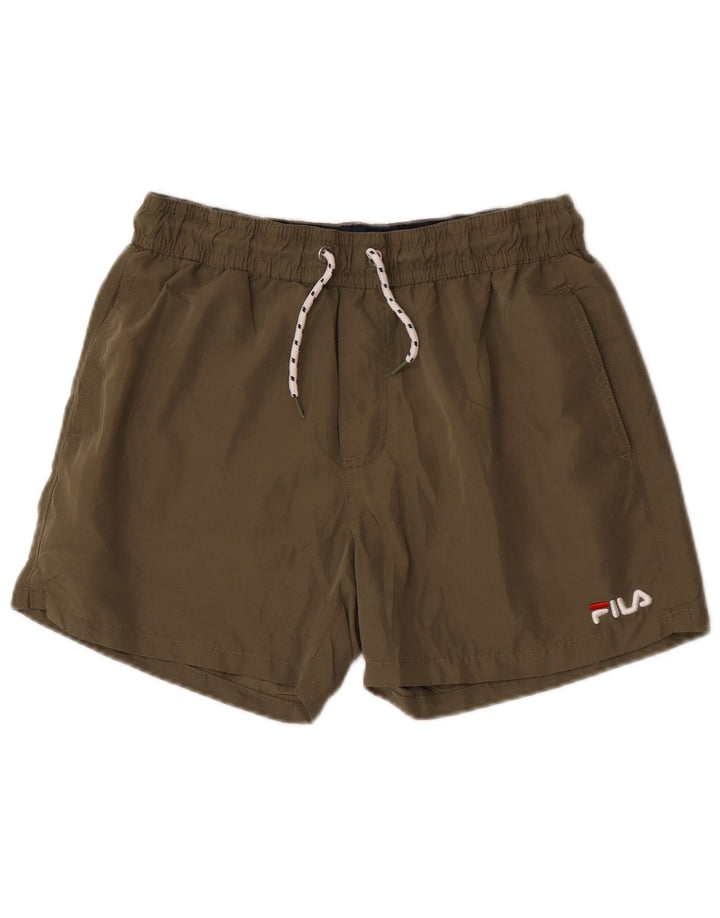 Fila Herren Badeshorts Medium Khaki Polyester