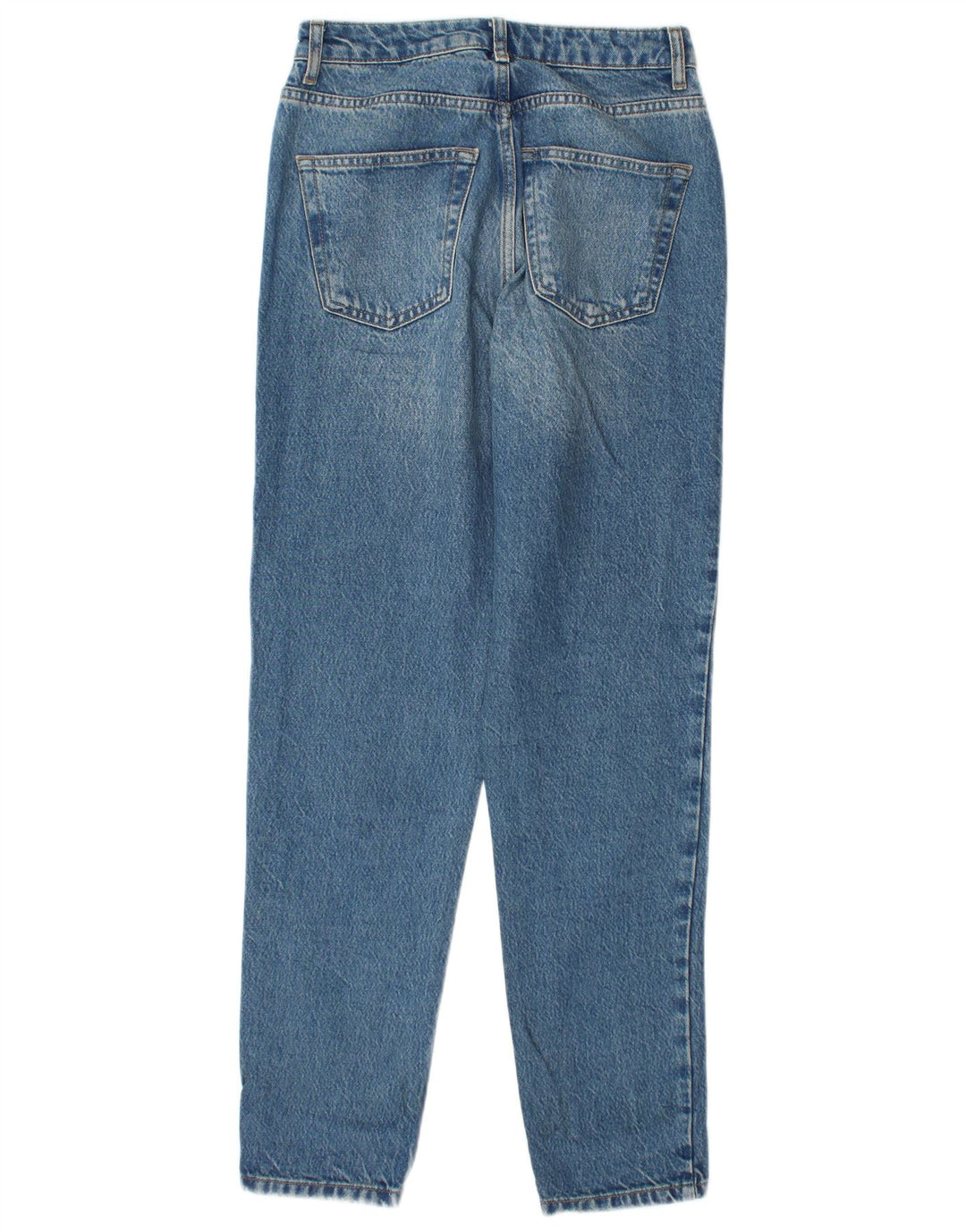 Topshop Damen Mom Tapered Jeans W26 L32 Blau Polyester