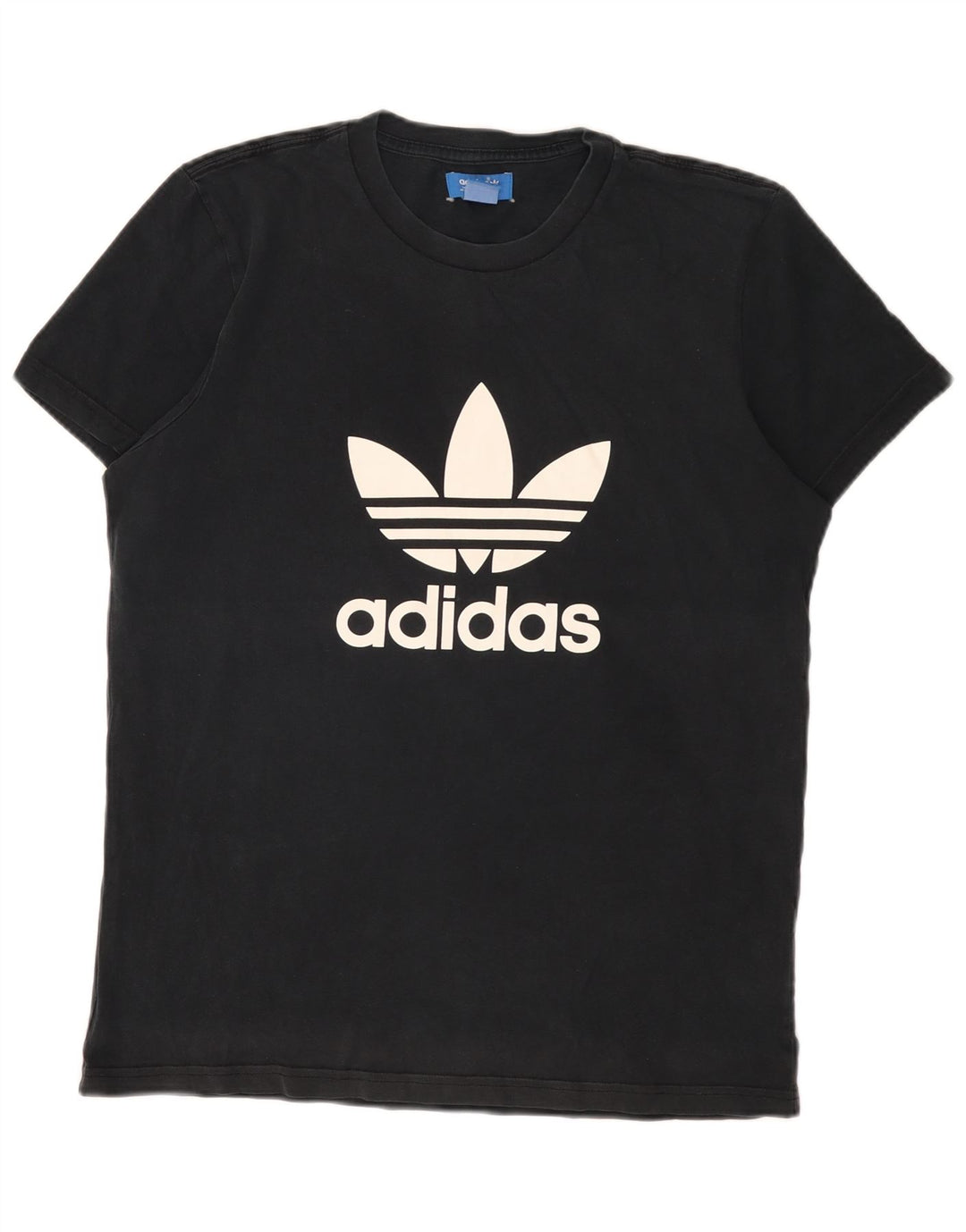 Adidas Herren Grafik T-Shirt Top Medium Schwarz Baumwolle