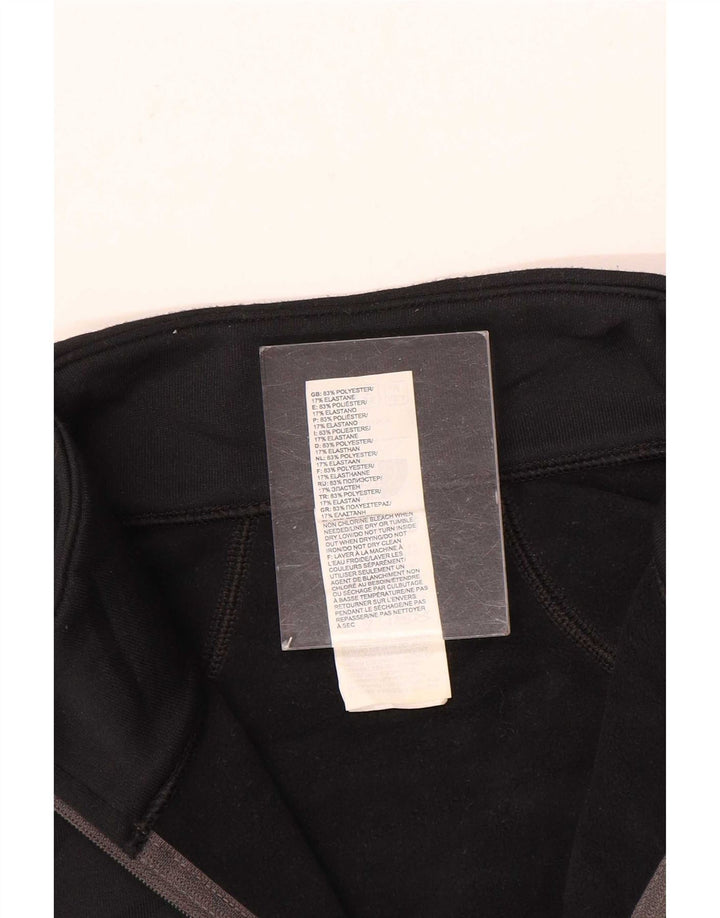 The North Face Herren-Oberteil mit Reißverschluss, reguläre Passform, langärmlig, mittelschwarz